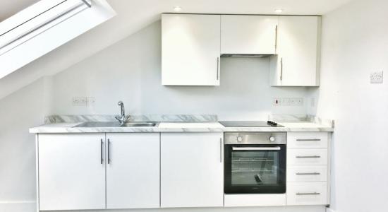 Compact Kitchen to Studio Flat, London 