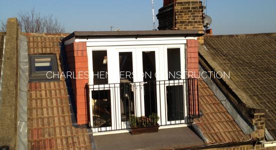 Rear Dormer, Loft Conversion, Juliet Balcony, french Doors with Side Windows that Open, Queens Park, London NW6